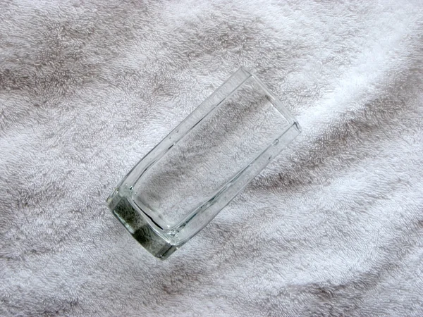 Szkło na powierzchni ręcznik — Zdjęcie stockowe