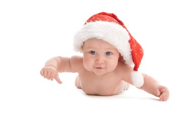 Baby santa 25 clipart