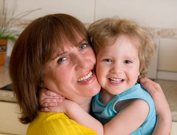 Grandmother with granddaughter — Stock Photo, Image