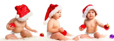 Baby santa 10 clipart