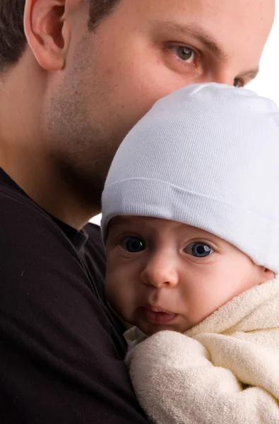 Daddy with the baby — Stock Photo, Image