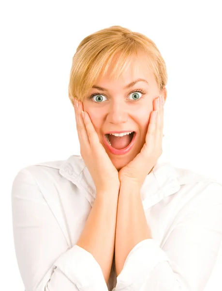 Surprised young woman 2 — Stock Photo, Image