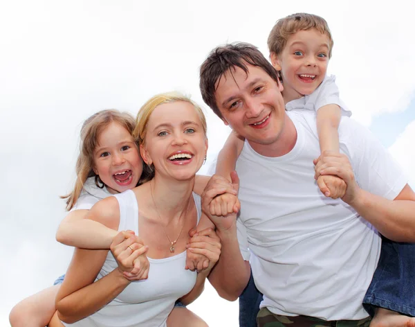 Happiness family — Stock Photo, Image