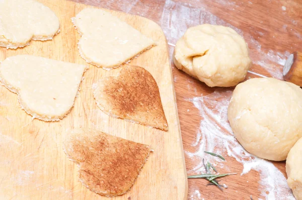 Preparazione dei biscotti — Foto Stock
