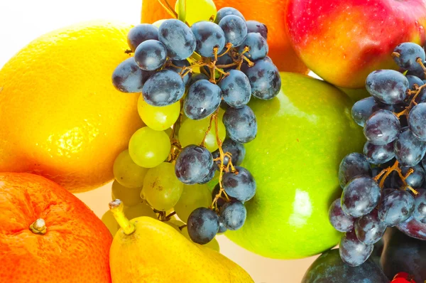 Frisches Obst. Hintergrund — Stockfoto