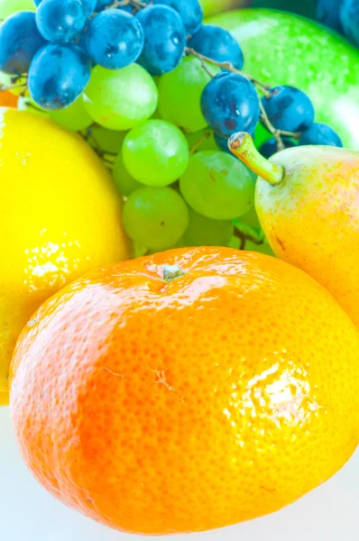 Frutas frescas. contexto — Fotografia de Stock