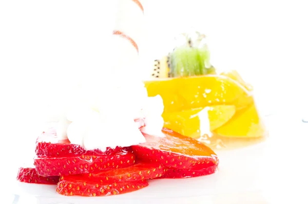 Frukt dessert. — Stockfoto