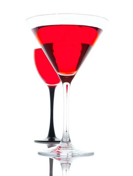 Red wine on glass — Stock Photo, Image