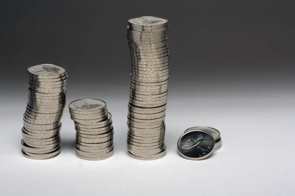 Toren van munten — Stockfoto