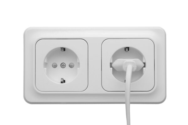 Outlet with power cord