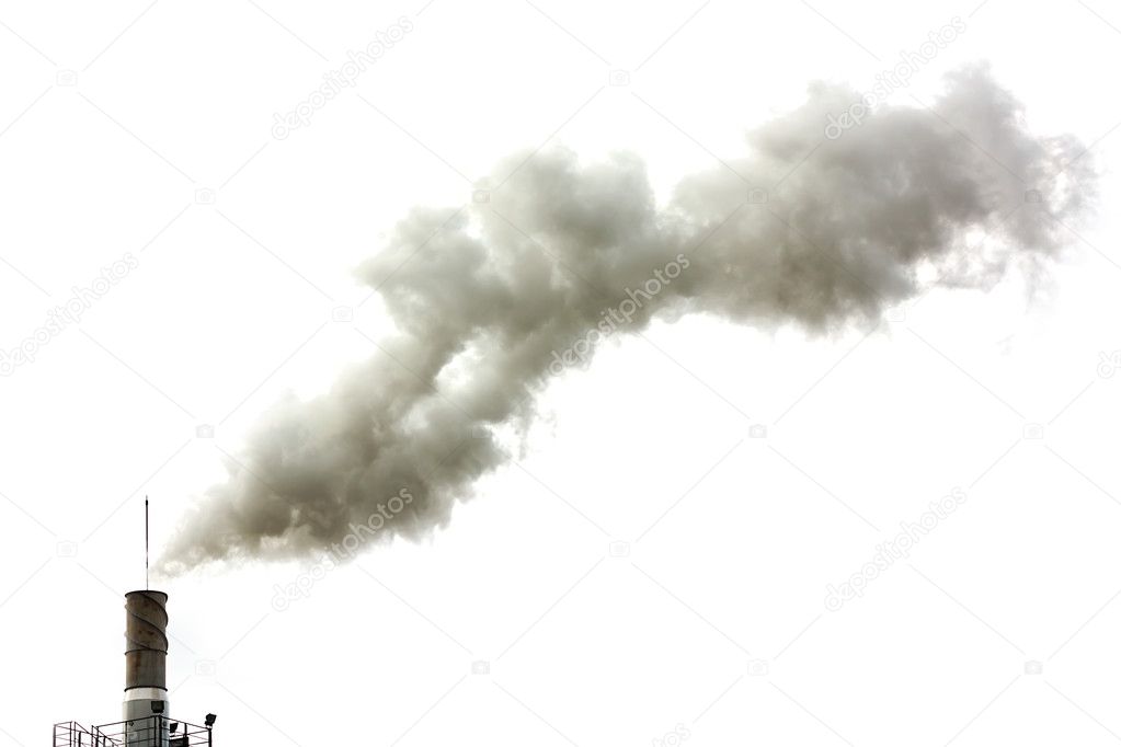 Dirty smoke isolated