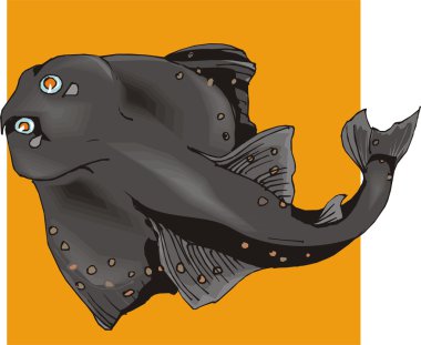 Beautiful Fish Vector On Background