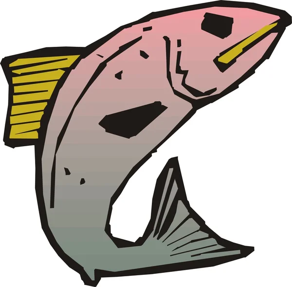 Vector de pescado hermoso — Vector de stock