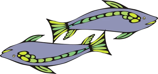 Όμορφο ψάρι διάνυσμα — Διανυσματικό Αρχείο