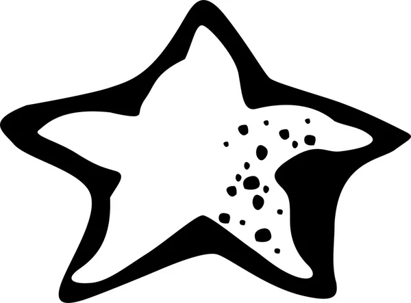 Vektorové ilustrace hvězdice — Stockový vektor