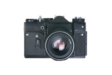 Classic old photo camera clipart