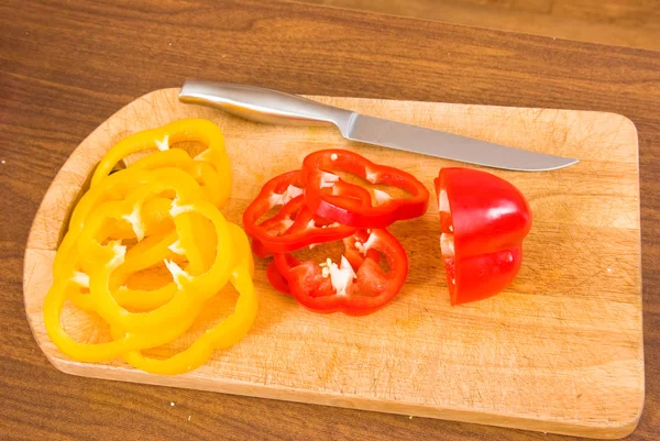 stock image The pepper cut by rings