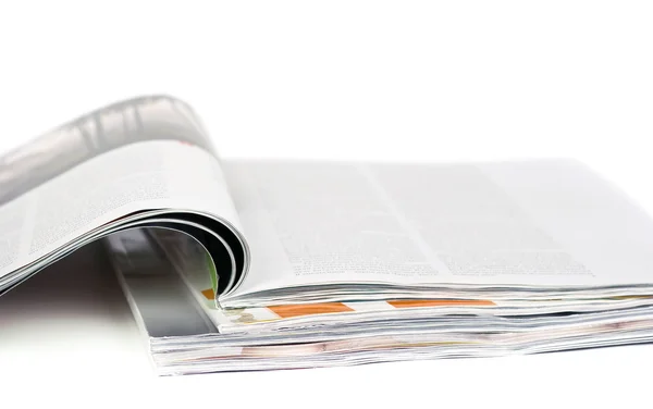 stock image Stack of magazines