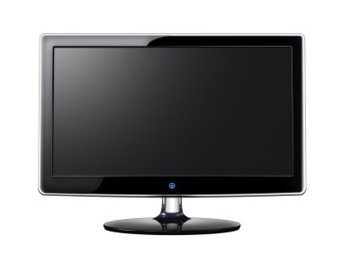 LCD screen TV clipart
