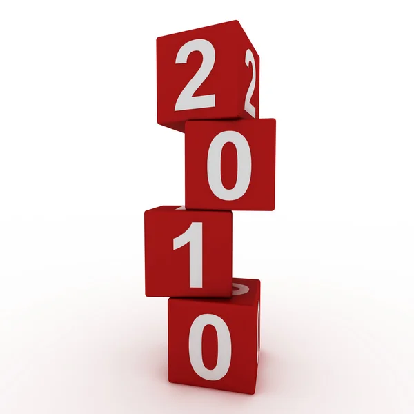 Neues Jahr 2010 — Stockfoto