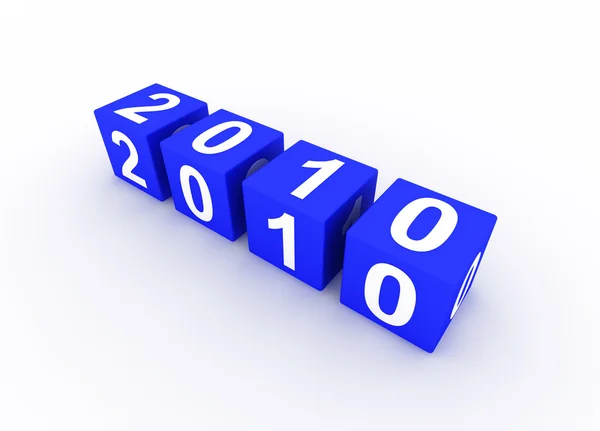 Nový rok 2010 — Stock fotografie