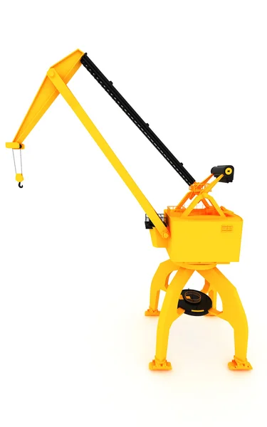 Yellow Crane 3D Render — Stock Photo, Image