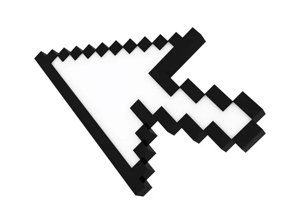 3d cursor isolated on white background — Stock Photo, Image