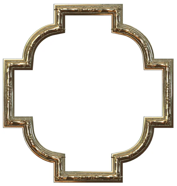 Cuadro marco de oro — Foto de Stock