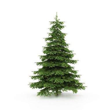 The Christmas tree ready to decorate clipart