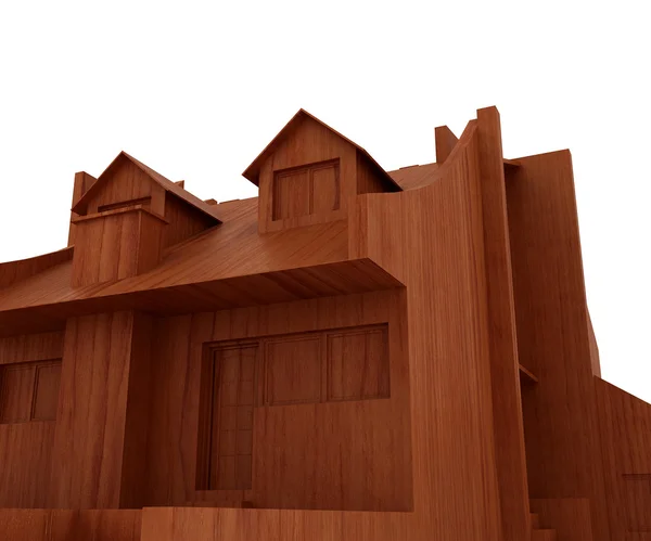 Maison en bois — Photo