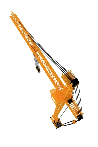 Yellow Crane 3D Render — Stock Photo, Image