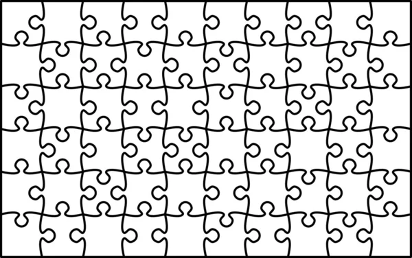 아름 다운 직소 퍼즐 — 스톡 사진