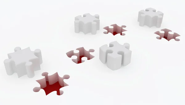 Beautiful jigsaw puzzle — Stock Photo, Image