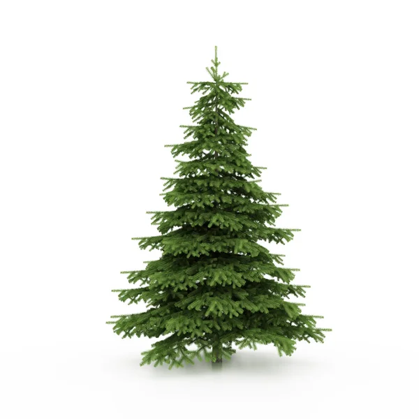 A árvore de Natal pronta para decorar — Fotografia de Stock