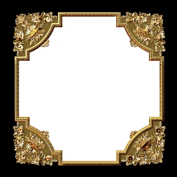 Cuadro marco de oro — Foto de Stock