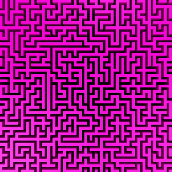 Simple pink maze — Stock Photo, Image