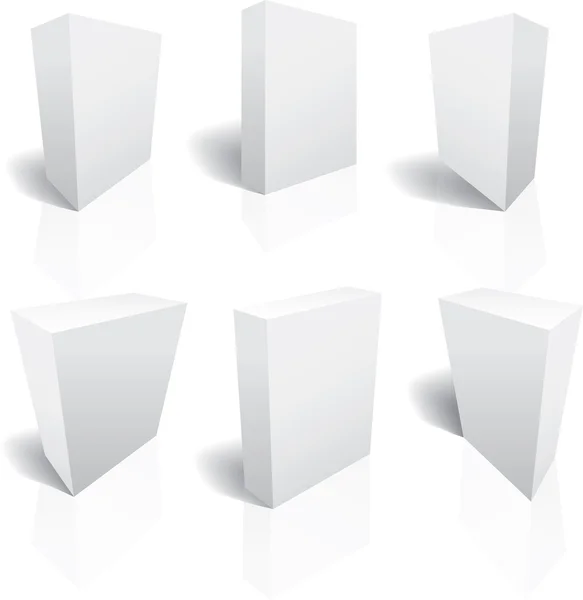 Lege doos. klaar om te gebruiken in uw ontwerpen — Stockvector