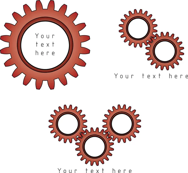 Vektor gears symbol — Stock vektor
