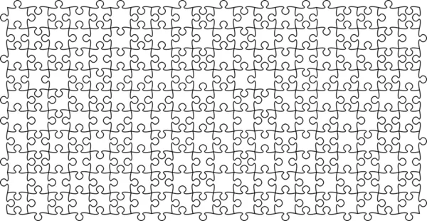 아름 다운 직소 퍼즐 — 스톡 벡터