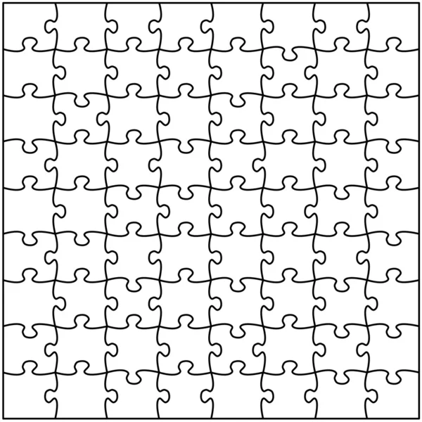Piękne puzzle układanki — Wektor stockowy