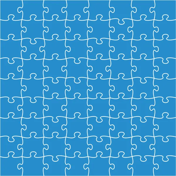 Magnifique puzzle — Image vectorielle