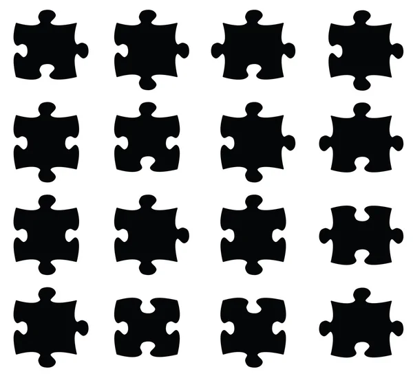 Schöne Puzzle — Stockvektor
