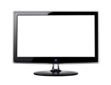 LCD screen TV clipart