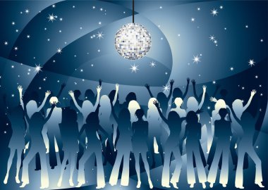 Night party clipart