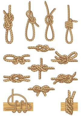 Boating knots clipart