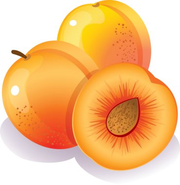 Peach clipart