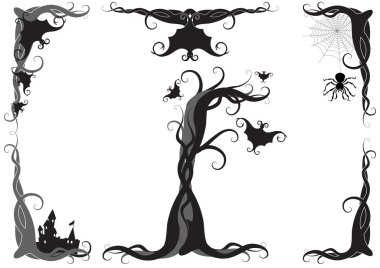 Halloween vector ornament clipart