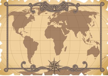 Old map clipart