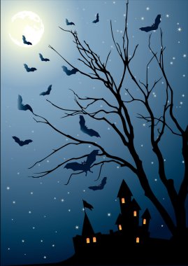 Eve of halloween clipart