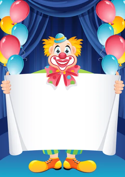 Clown clown — Image vectorielle
